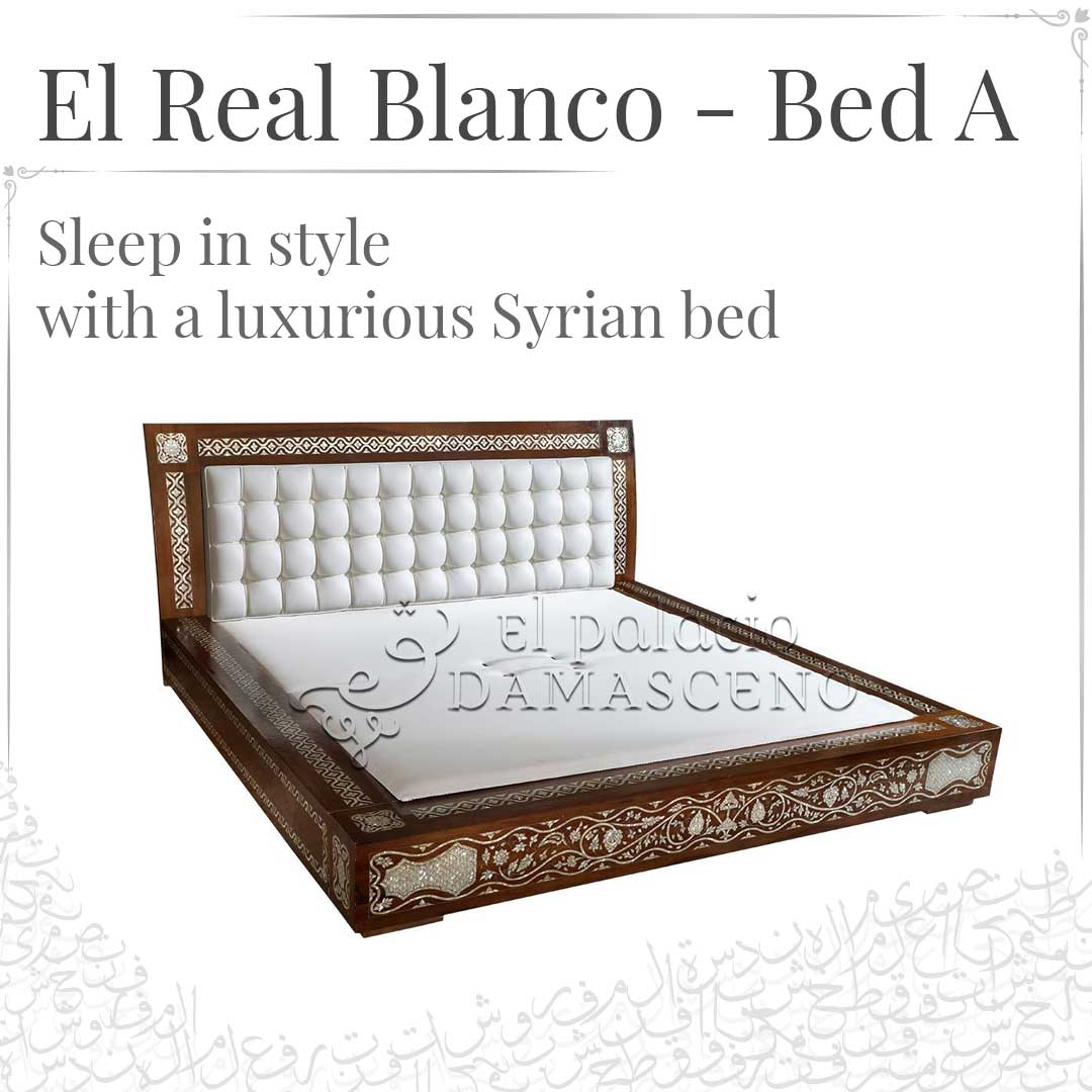 Sleep in style with a luxurious Syrian bed